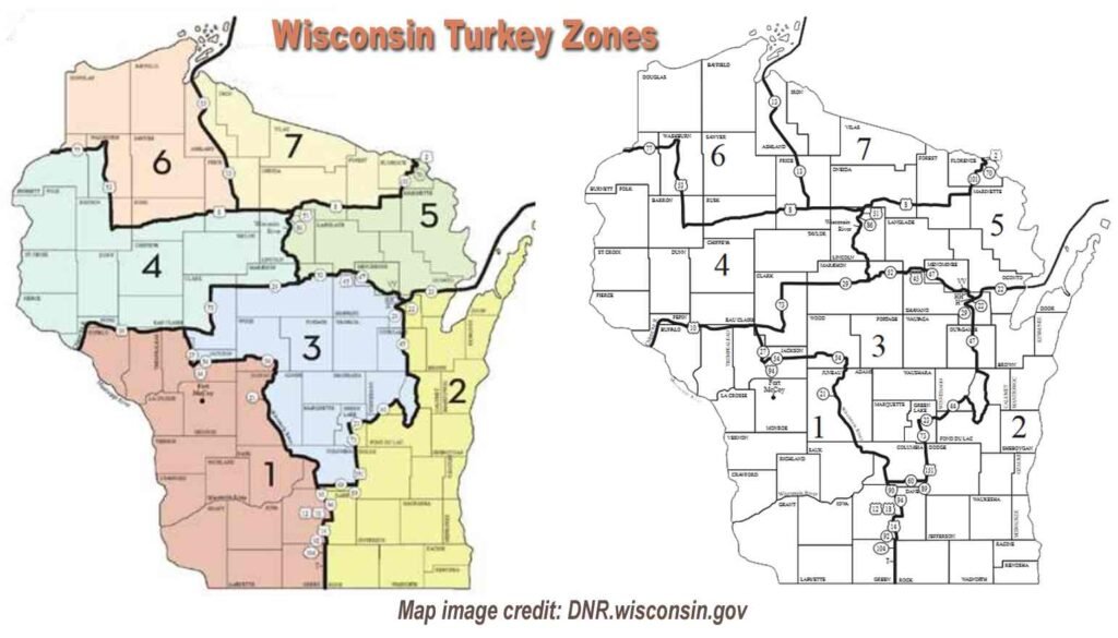 Wisconsin Turkey Zones