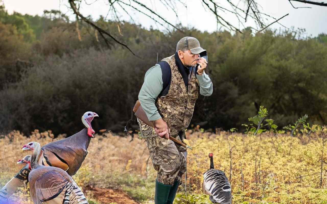 How to use a turkey mouth call